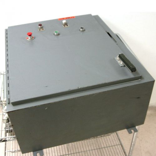 Hoffman t-207298 industrial control panel enclosure w/ ab disconnect switch for sale