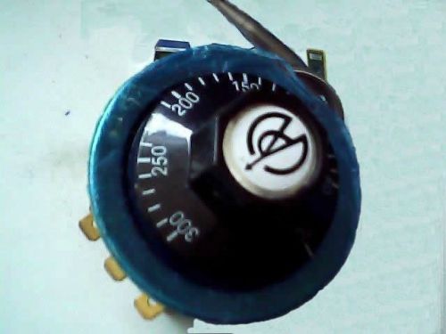 1x  NO/NC 220V 300 C 3-Pin Thermostat Temperature Switch Knob Controller Probe