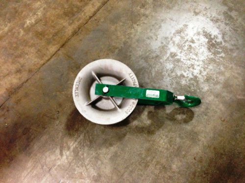 Used greenlee 8012 hanging sheave  12&#034; 8000# capacity for sale