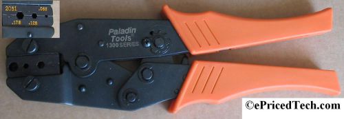 Paladin 1300 coaxial crimper modular tool frame w/ die included bnc tnc sma smb for sale