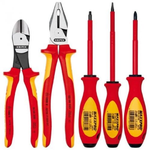 5-piece insulated tool set 9k989821us knipex tools 9k989821us 843221005566 for sale