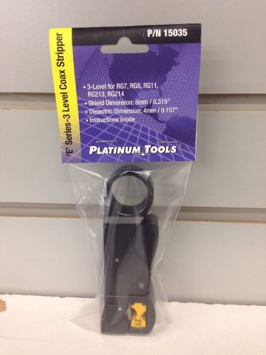 Platinum tools &#039;e&#039; series-3 level coax stripper for sale