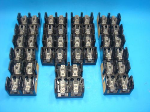 NEW, LOT OF 11, BUSS FUSE HOLDERS J60030-2CR, 600V-30A, NEW NO BOX