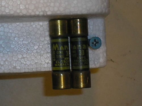 Lot of (2) Monarch 30 amp class K5 fuses