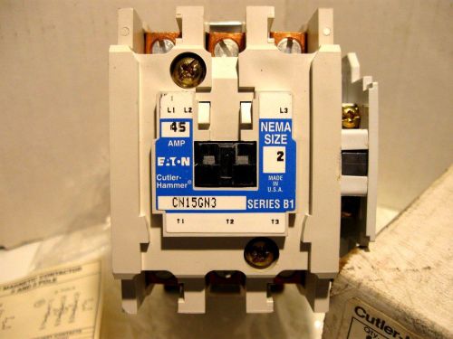 Eaton cn15gn3ab cutler-hammer usa freedom series contactor sz 2-nos for sale