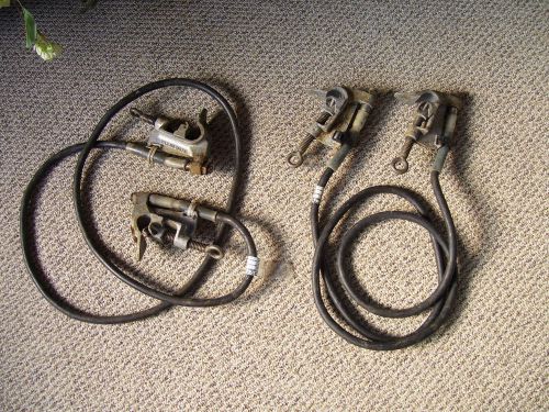 Set of 2 A.B. CHANCE Grounding sets clamps Ground Lineman Electrical Safety