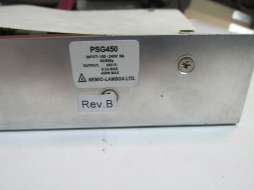 49V 9.2A DC Power Supply PSG450 Rev B NEMIC-LAMBADA 450W