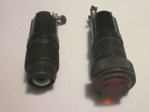 Two Dialco Indicator Lights 75W 125V 411415-3-1, 4114-5-1-3