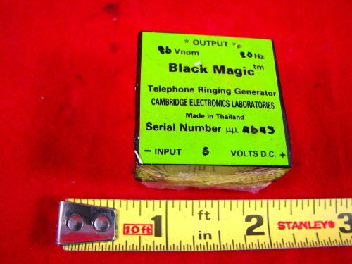 Cambridge Electronics Laboratories / Black Magic Telephone Ringing generator  5V