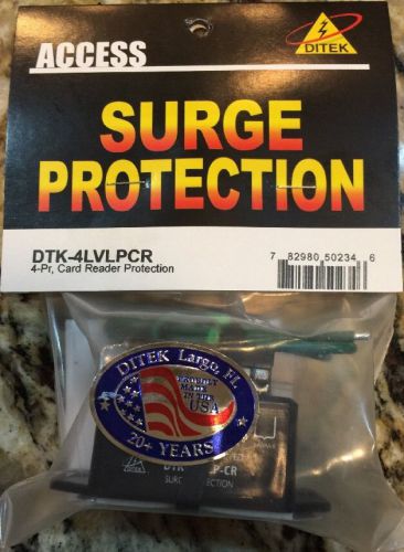 Ditek ACCESS DTK-4LVLPCR 4-Pair  CARD Reader Protection SURGE Protector