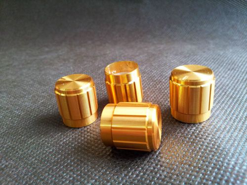 10p Gold 15x17 Aluminum CD Amplifier potentiometer Volume Control KNOB