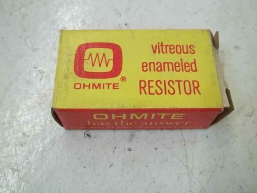OHMITE 1016 (D12K300) RESISTOR 12WATTS, 300 OHMS *NEW IN A  BOX*