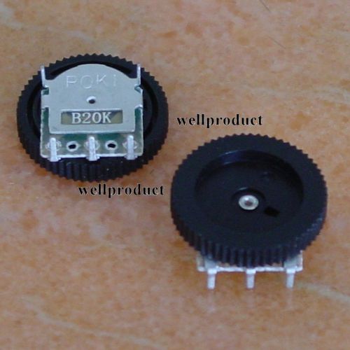 @ 2pcs 20kb ohm slim mini size volume variable resistor built-in tuning knob e1 for sale