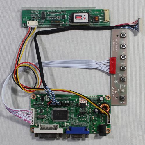 DVI+VGA LCD controller board RT2261 for 14.9inch 1280*390 LTA149B780F LCD screen