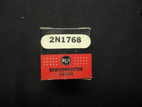 1PC 2N1768 RCA NPN SI AUDIO TRANSISTOR