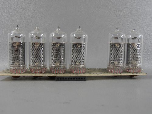 6 x DOLAM LC531 Nixie Indicator Tubes // Used !!