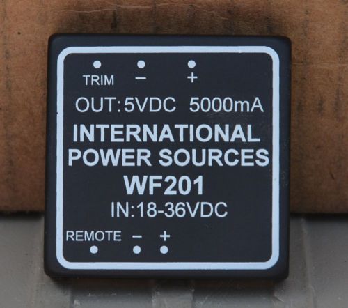 International Power Sources Model WF201 DC to DC Converter 18-36 V to 5 V @ 5A