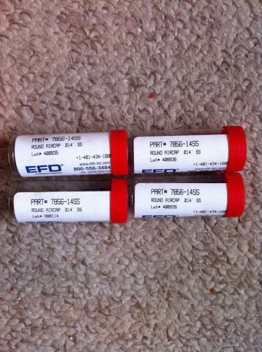 New - EFD Round Aircap 7856-14SS - Lot of 4