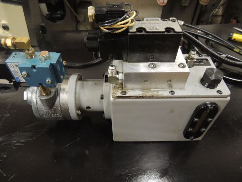 Complete Gast Hydraulic Pump And Cut OFF Slde Hardinge CNC Lathe CHNC 1 fanuc