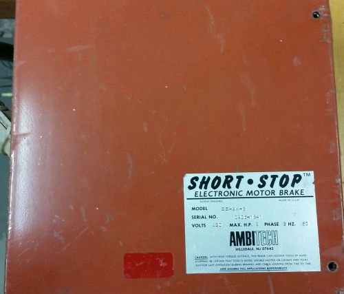 Short-Stop electronic motor brake