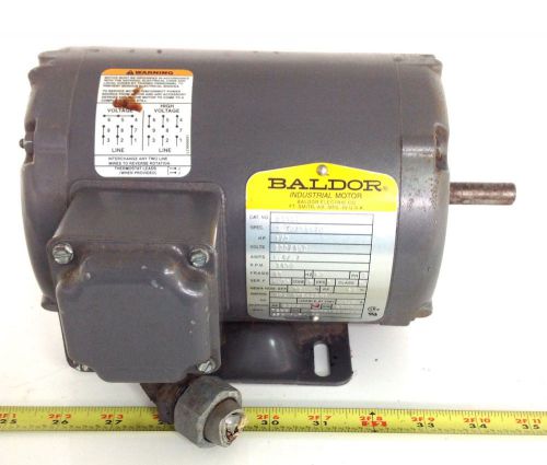 Baldor electric motor 1/3hp 230/460v m3457 for sale