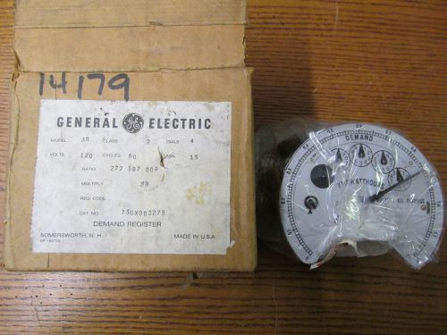 New nos general electric 730x003278 demand register model 30 class 2 four dials for sale