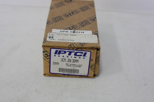 NEW IPTCI BEARING 2 BOLT FLANGE UNIT UCFL 206 30MM (S14-T-9E)