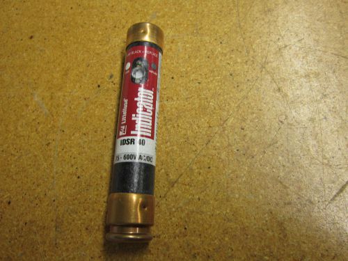 Littelfuse idsr 40 indicator fuse 40a 75-600vac time delay for sale