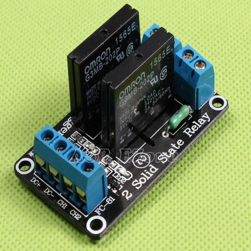 5V 2 Channel SSR Solid-State Relay Low Level Trigger Professional 240V 2A