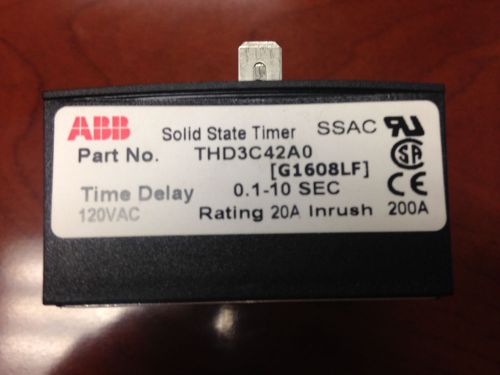 ABB SSAC THD3C42A0 Solid State Timer FREE SHIPPING