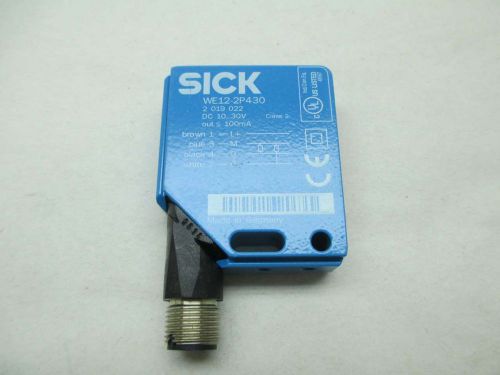 New sick we12-2p430 2 019 022 photoelectric sensor 10-30v-dc d382958 for sale