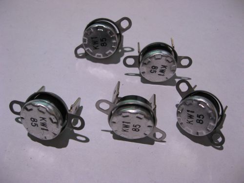 Qty 5 asahi us-602s thermal switches marked kw1 85 cutoff 140f nos for sale