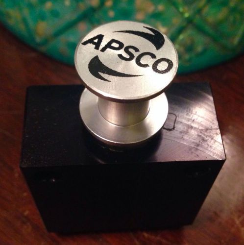 Apsco v-8 push/pull air valve 1/8&#034; npt ports 2 position 4-way for sale