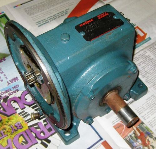 Dodge master gear motor 20:1 speed reducer gear reduction hp 3/4 output 87 rpm for sale