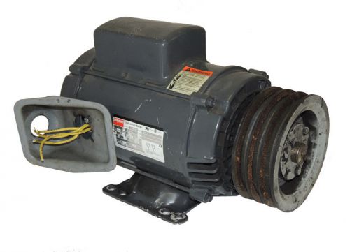Dayton 5-hp general purpose motor dripproof 1725 rpm &amp; pulley 6k854-e / warranty for sale