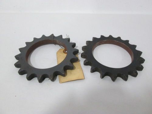 LOT 2 NEW SINGLE ROW 18TOOTH 3IN ROUGH BORE SPROCKET D325490