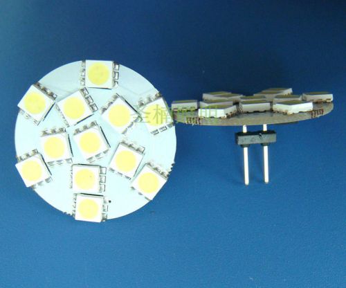 SN 10pcs 2W G4 Warm White Bulb 12-5050 SMD LED Light DC 12V Pins at the back