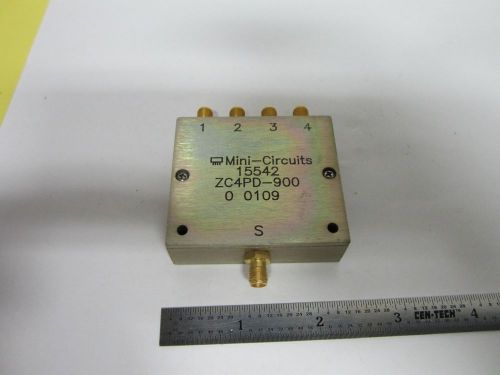 MINI CIRCUITS SPLITTER ZC4PD-900 RF MICROWAVE FREQUENCY AS IS BIN#G5-07