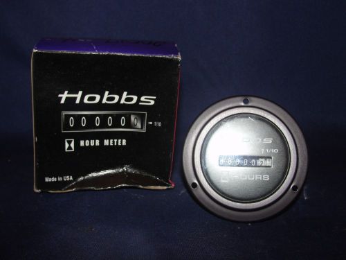Hobbs 1/10 Hours Meter 20017 120vac 60HZ .03 Max Amps