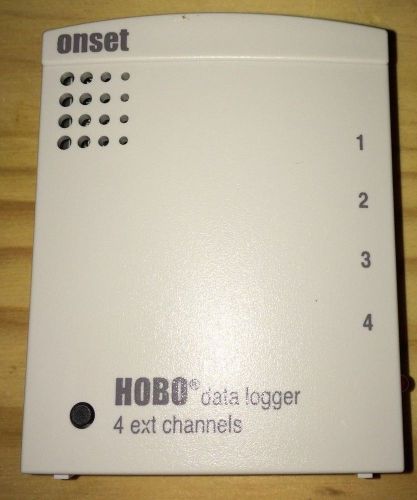 Hobo data logger u12 4 channel external u12-006 onset computer loggers for sale