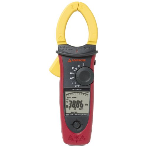 Amprobe acdc-54nav 1000a ac/dc trms navigator clamp on power meter for sale