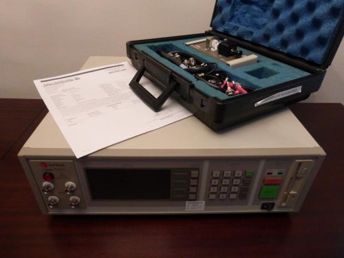Quadtech 7600 10hz - 2mhz precision lcr meter w/ smd fixture - calibrated! 4284a for sale