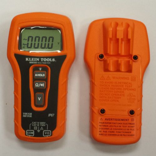 Klein tools mm500 multimeter working display model - no leads for sale