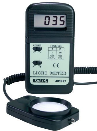 Extech 401027 light meter foot candle for sale