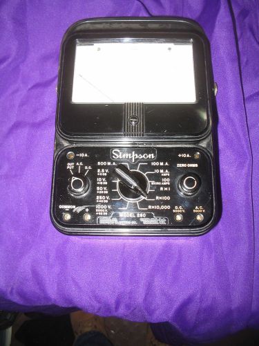 1940s Vintage Simpson 260 Series 2 Multimeter in Excellent Condition..Tested