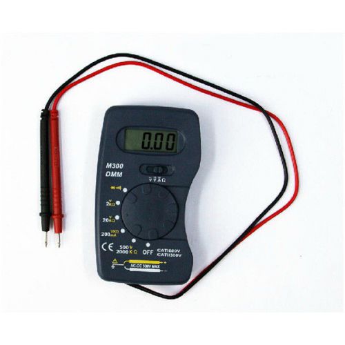 Digital multimeter gauge voltage current amp ohm diode meter dmm 3 1/2  digit probe for sale