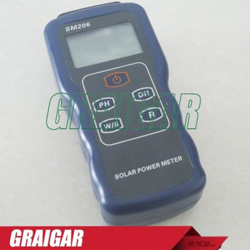 Solar Power Meter SM206 for solar research and solar radiation measurement