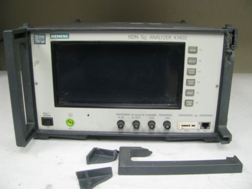 Seimens ISDN SO Analyzer - model K1403 for parts/repair - DP20