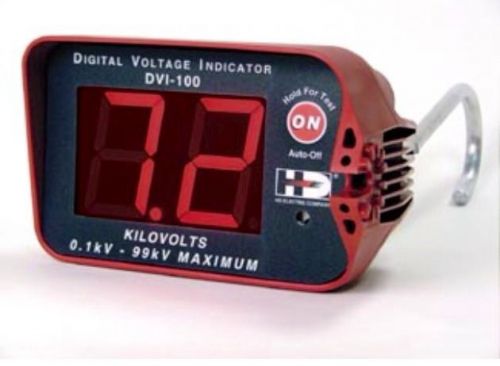 Hd electric company dvi-100 digital voltage tester with overhead lineman hook for sale