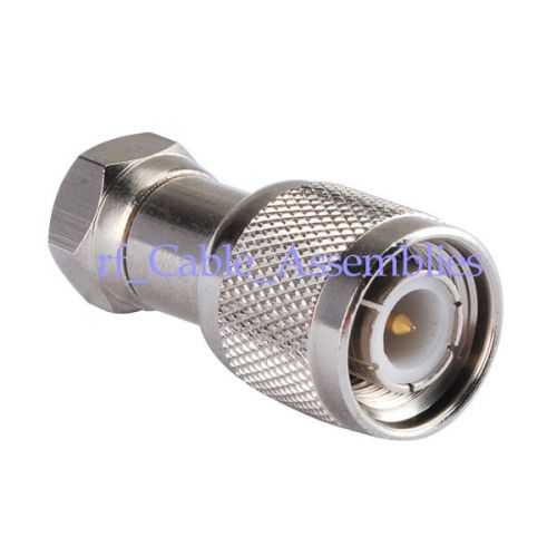 10x tnc male to f plug male center straight rf adapter connector english-version for sale